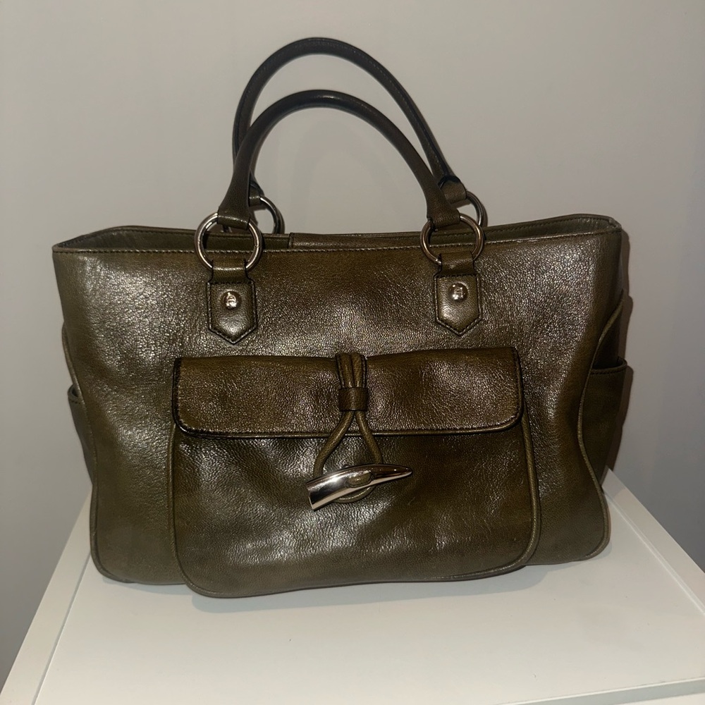 Etienne Aigner Leather Tote Bag